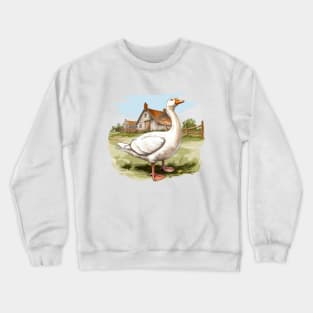 White Goose Crewneck Sweatshirt